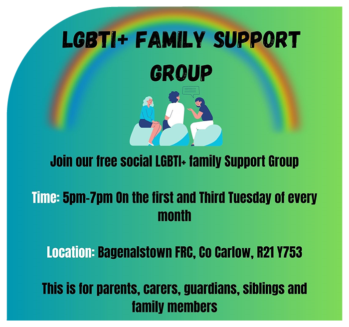 LGBTI+ support group poster